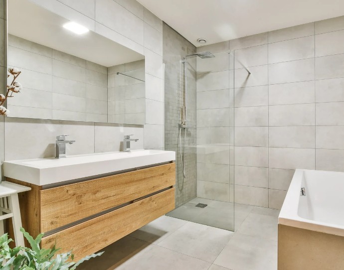 Cambiar bañera por ducha en Mejorada del Campo 9 bano moderno ducha sin mampara madrid